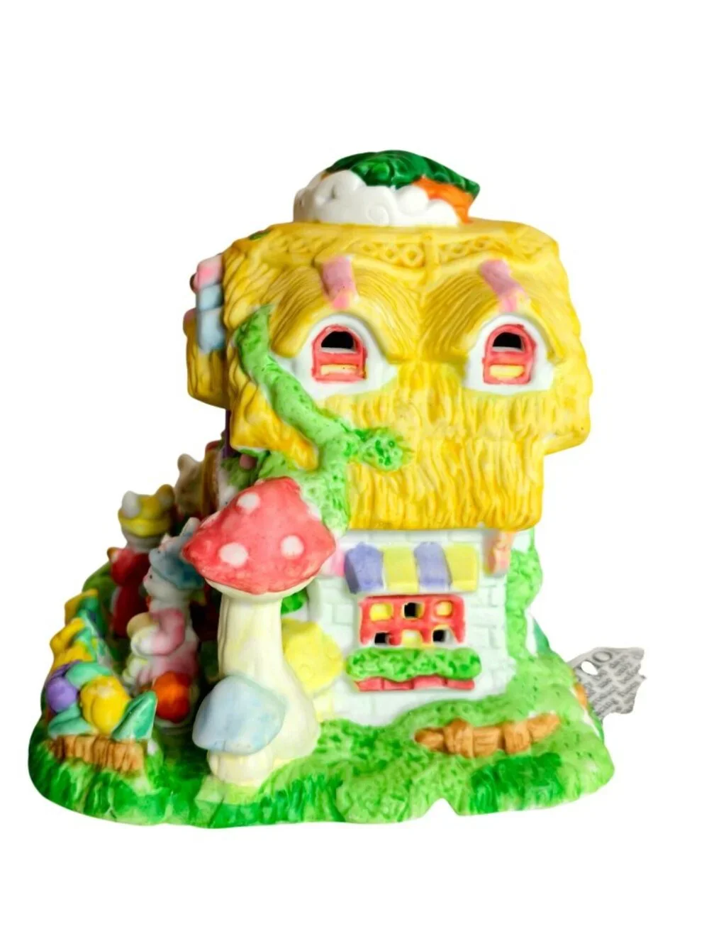 Cottontale Cottages Home Sweet Home Hand Painted Porcelain 1998 Light-Up Easter